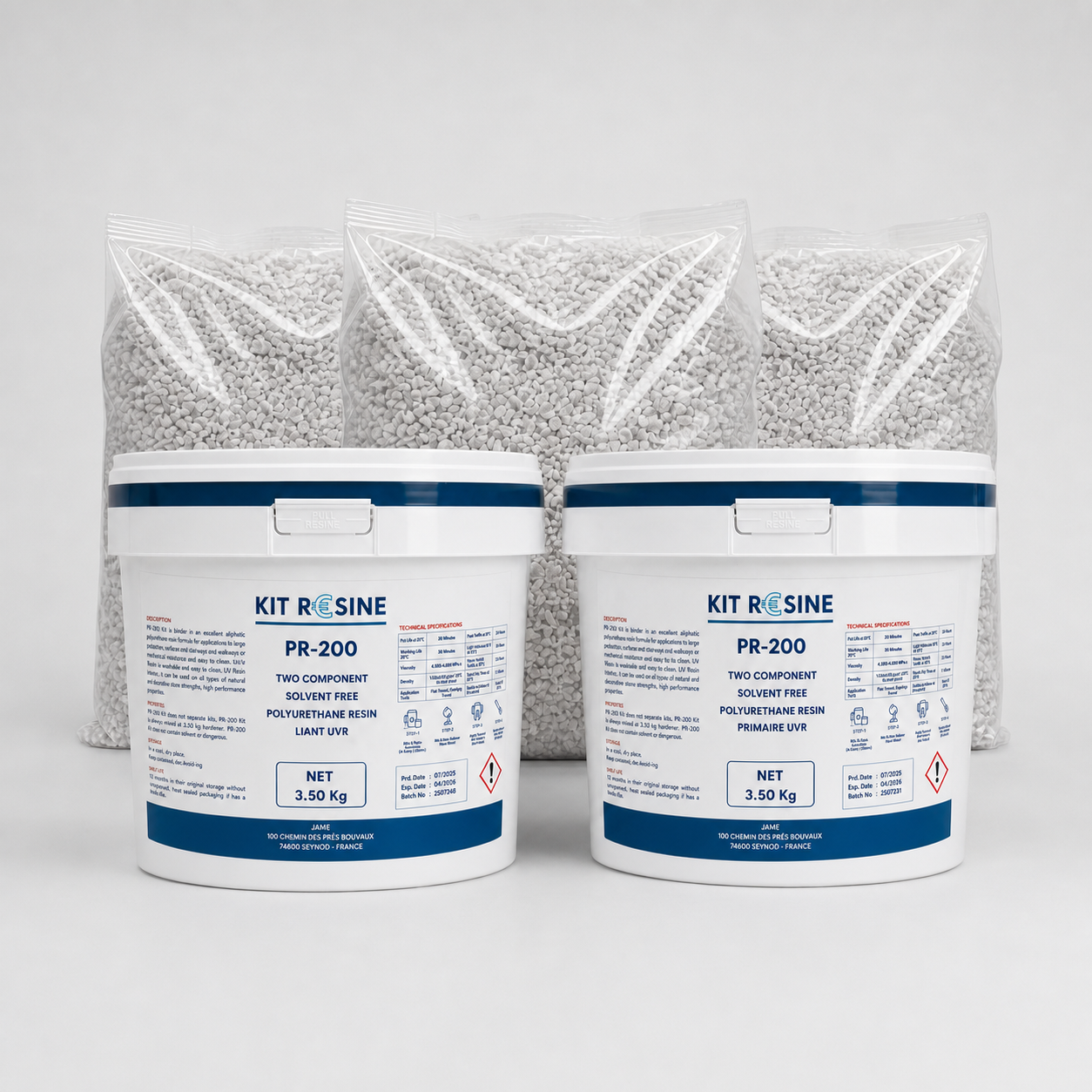 kit pose moquette de pierre petite surface