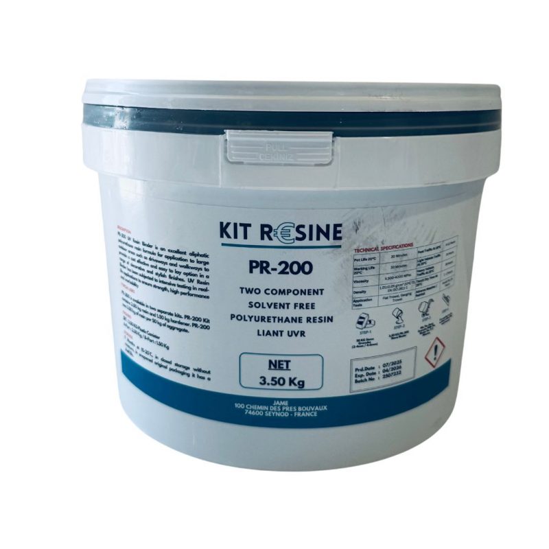 Résine 3,5kg moquette de Pierre (face)