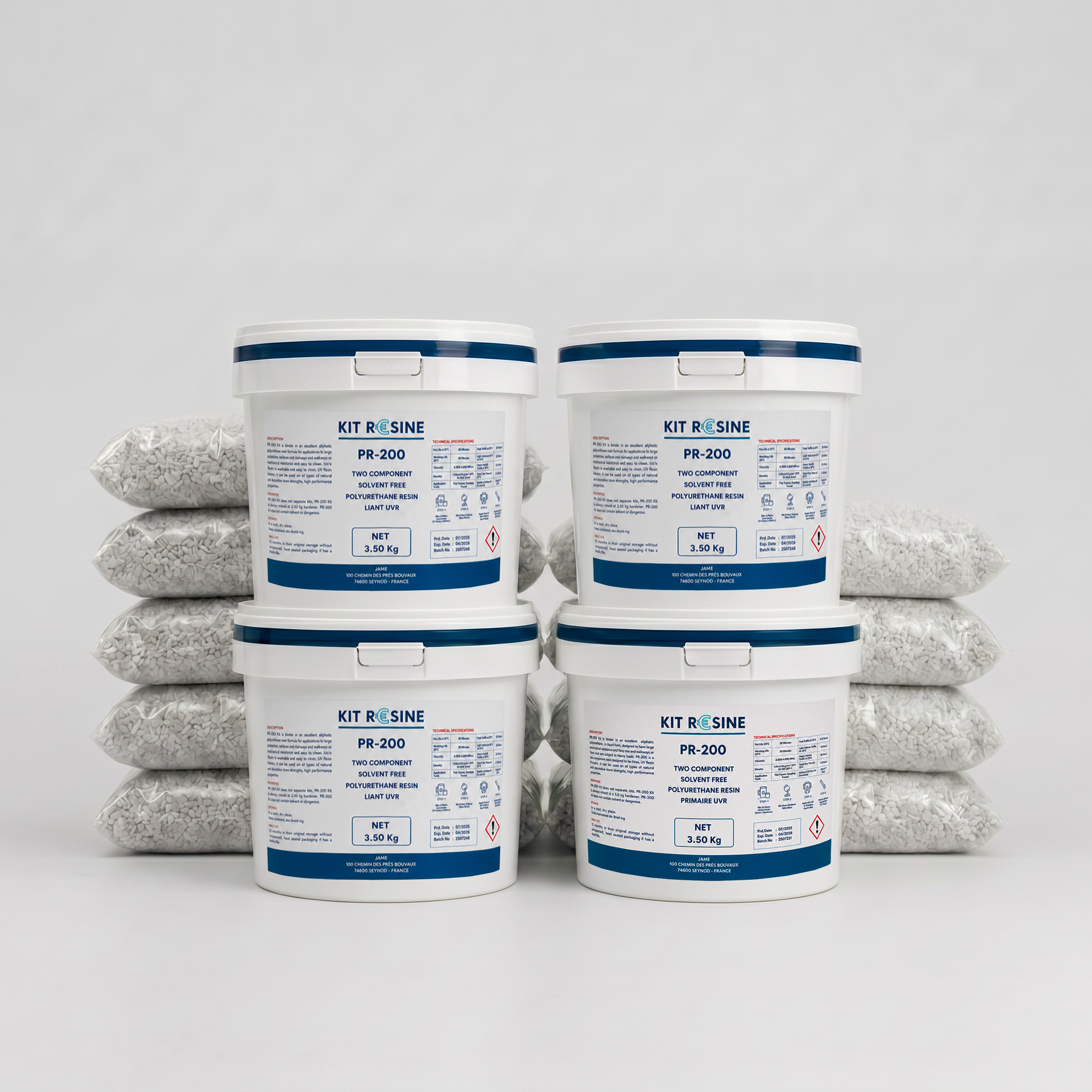 kit moquette de pierre grand format